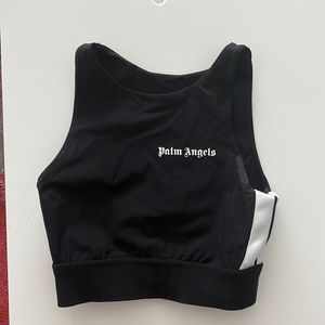 Palm Angels cropped shirt